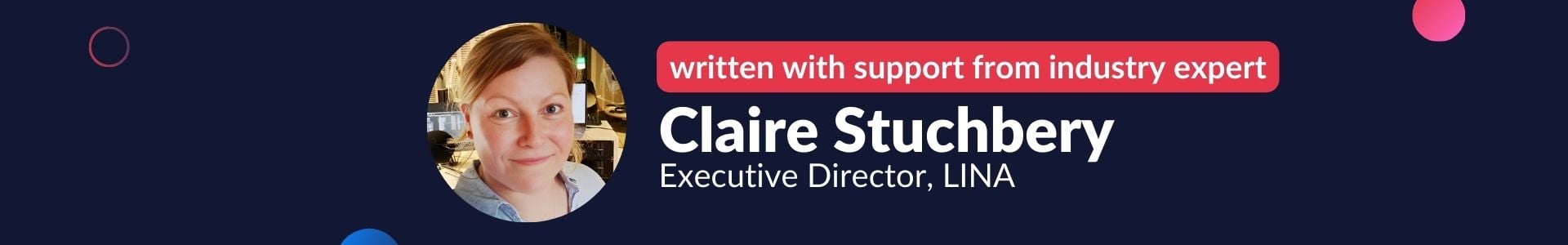 Clair Stuchbery LINA Article Header